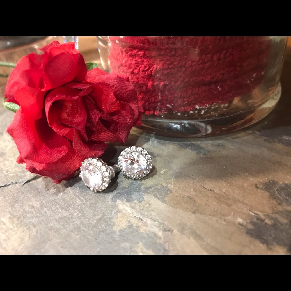 925 “EJI” pierced earrings